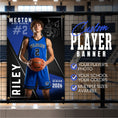 Load image into Gallery viewer, Custom Basketball Player Vinyl Banner (BAN-BSKTB1005-ELITE EDGE)