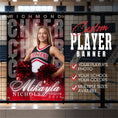 Load image into Gallery viewer, Custom Cheerleader Vinyl Banner (BAN-CHEER1001-STACKED STARLIGHT)