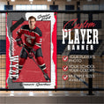 Load image into Gallery viewer, Custom Hockey Vinyl Banner (BAN-HOCKEY1002-TORN VARSITY)