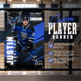 Load image into Gallery viewer, Custom Hockey Vinyl Banner (BAN-HOCKEY1004-POWER STREAK)