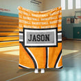 Load image into Gallery viewer, Basketball Zoom Custom Blanket (BSKBALL1004)