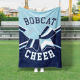 Load image into Gallery viewer, Cross Over Bow Custom Cheer Blanket (CHEER1001)