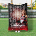 Load image into Gallery viewer, Senior Cheer Custom Blanket (CHEER1016)