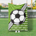 Load image into Gallery viewer, Soccer Action Custom Blanket (SOCCER1003)
