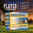Load image into Gallery viewer, Custom Player Yard Sign (YS1008-SENIOR HOME)
