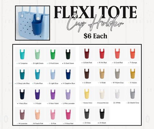 Flexi Tote Cup Holder- PRE ORDER CLOSES JUNE 20