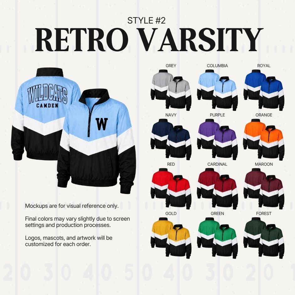 The Sideline Windbreaker- PRE ORDER CLOSES JUNE 22