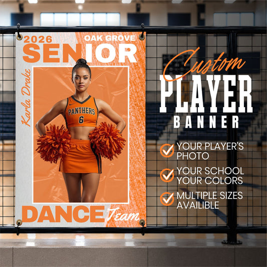 Custom Dance Vinyl Banner (BAN-DANCE1003-SENIOR SPLIT)