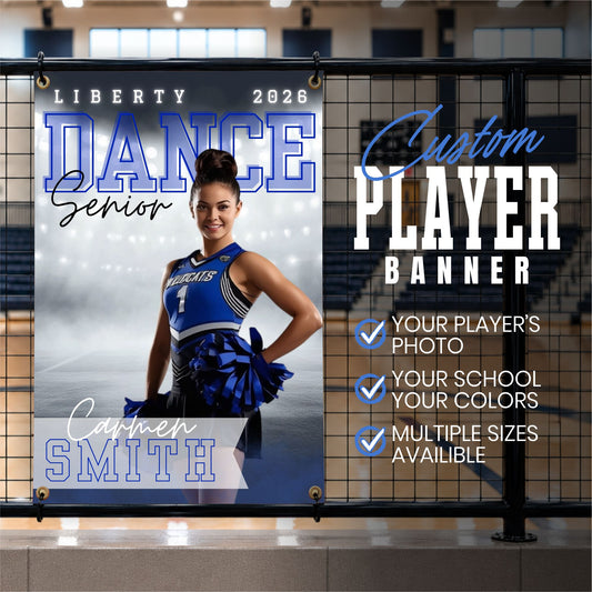 Custom Dance Vinyl Banner (BAN-DANCE1004-SENIOR SPOTLIGHT)