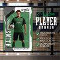 Load image into Gallery viewer, Custom Soccer Vinyl Banner (BAN-SOCCER1002-TORN VARSITY)
