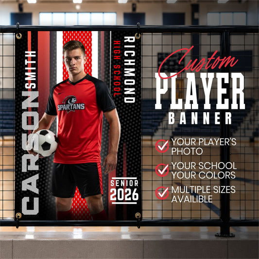 Custom Soccer Vinyl Banner (BAN-SOCCER1003-VARSITY MESH)