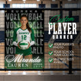 Load image into Gallery viewer, Custom Volleyball Vinyl Banner (BAN-VBALL1002-STACKED STARLIGHT)
