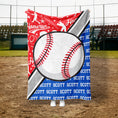 Load image into Gallery viewer, Action Baseball Split Custom Blanket (BASEB1003)
