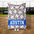 Load image into Gallery viewer, Allstar Baseball Custom Blanket (BASEB1005)
