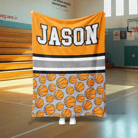 Basketball Split Custom Blanket (BSKBALL1002)