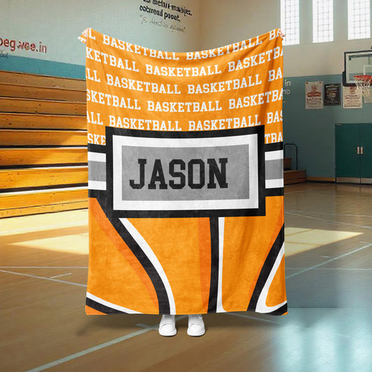 Basketball Zoom Custom Blanket (BSKBALL1004)