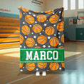 Load image into Gallery viewer, Allstar Basketball Custom Blanket (BSKBALL1005)

