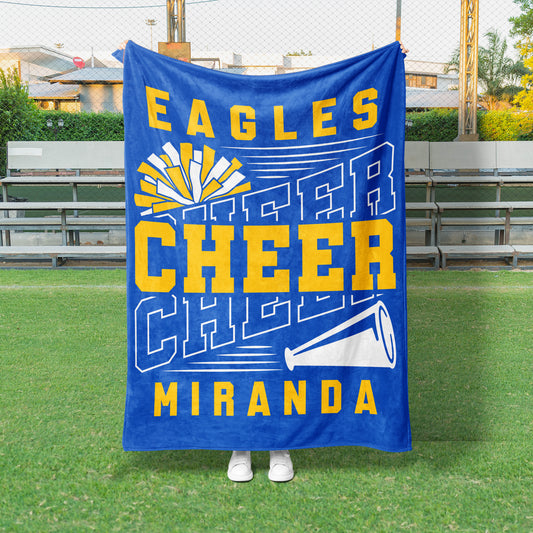 Tilted Cheer Custom Blanket (CHEER1015)