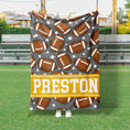Load image into Gallery viewer, Allstar Football Custom Blanket (FBALL1005)
