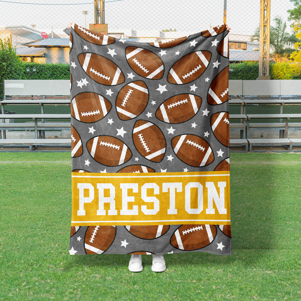 Allstar Football Custom Blanket (FBALL1005)