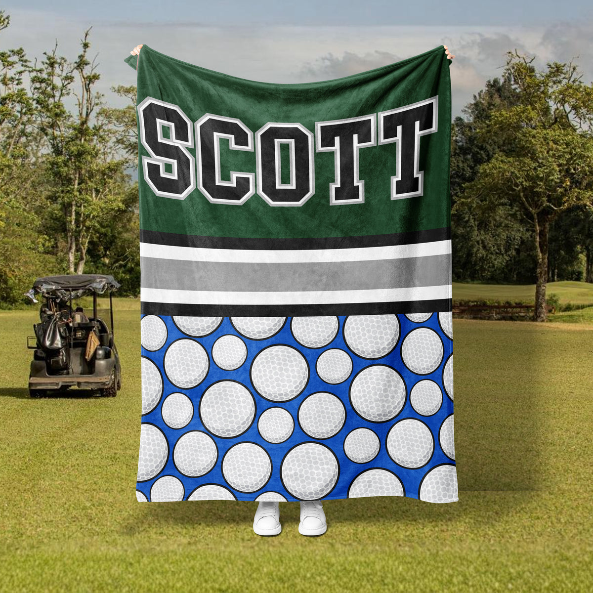 Golf Split Custom Blanket (GOLF1002)