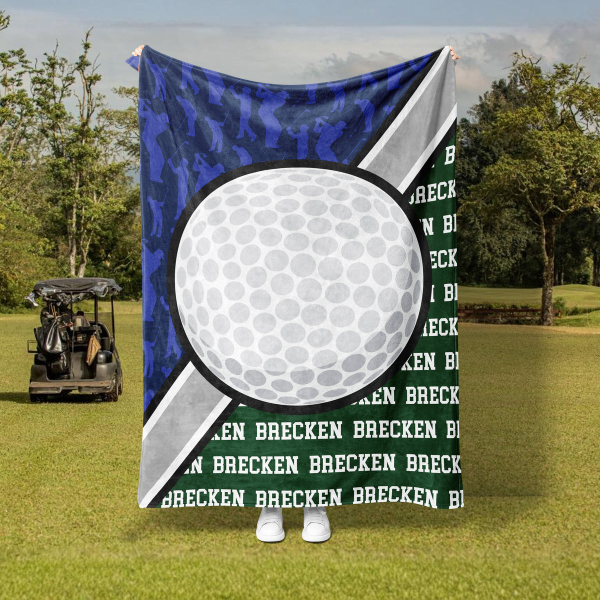 Golf Action Custom Blanket (GOLF1003)