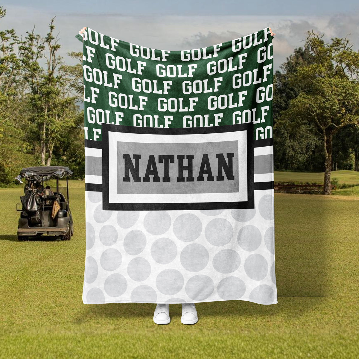 Gold Zoom Custom Blanket (GOLF1004)