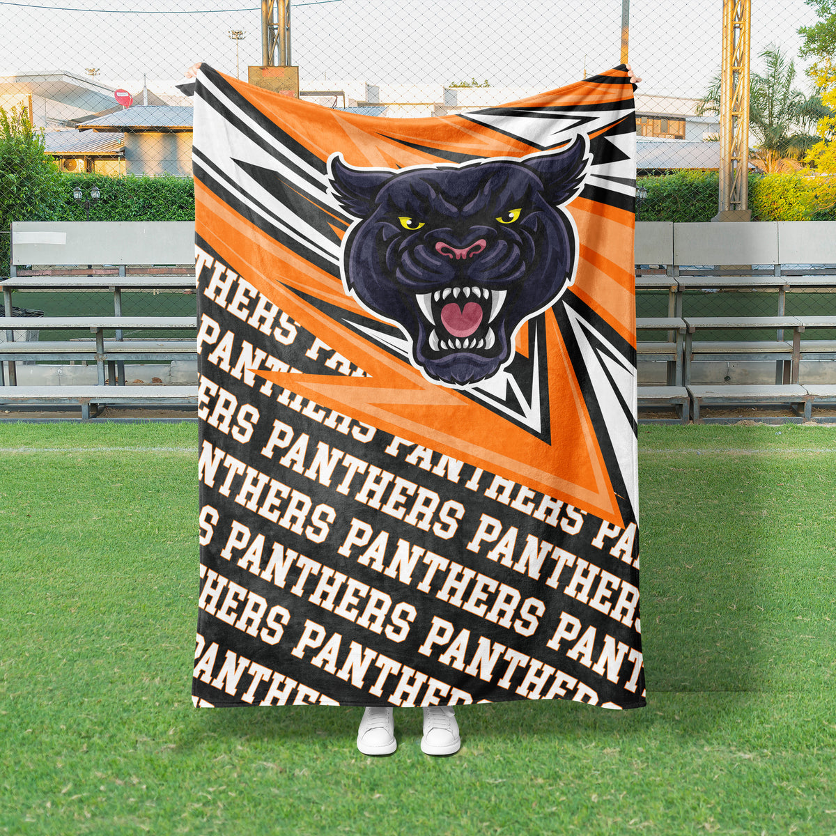 Boomerang Mascot Repeat Custom Spirit Blanket (GS1002)