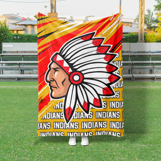 Abtract Mascot Repeat Custom Spirit Blanket (GS1005)