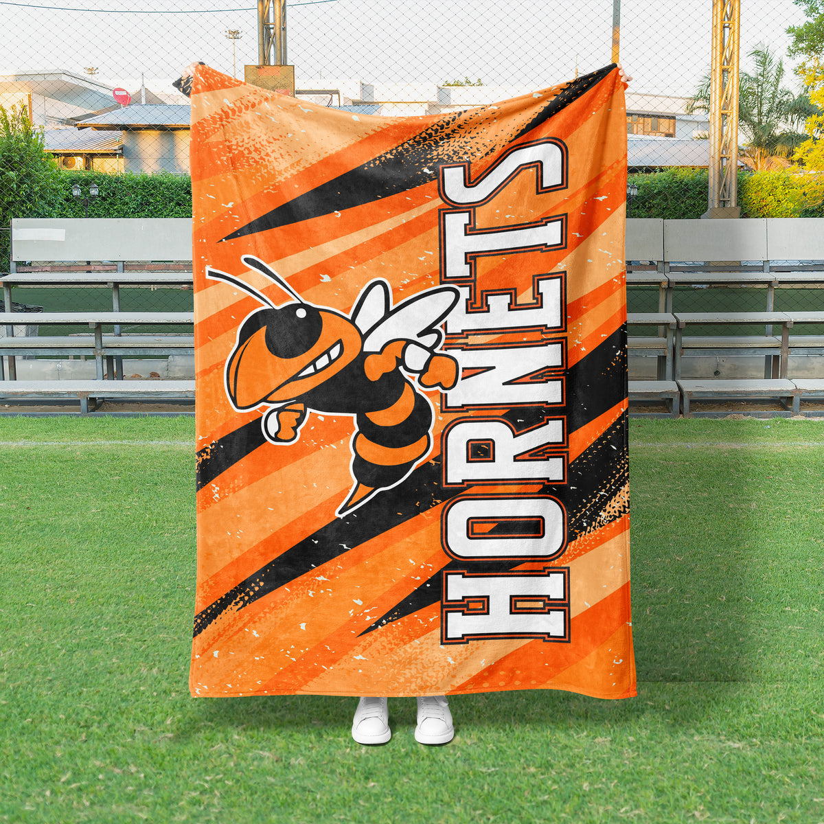 Halftone Grunge Custom Spirit Blanket (GS1007)