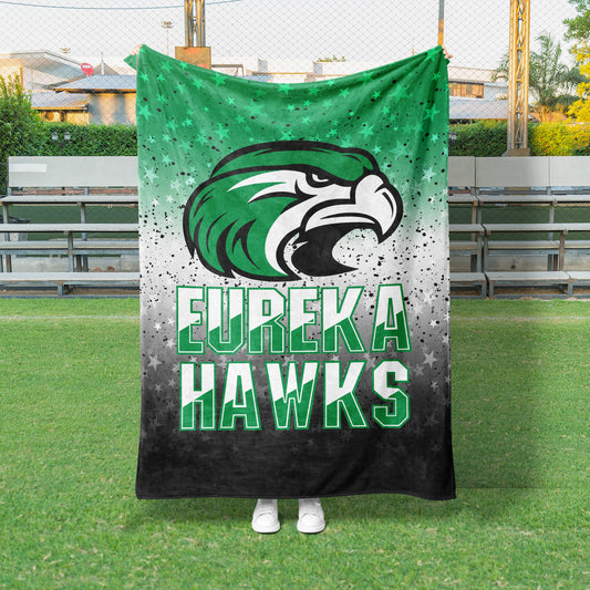 Star Ombre Mascot Custom Spirit Blanket (GS1018)
