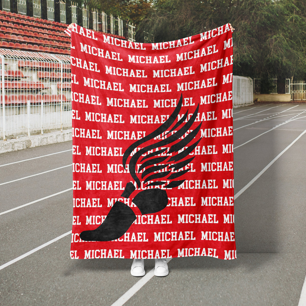 Name Repeat Custom Track Blanket (TRACK1001)