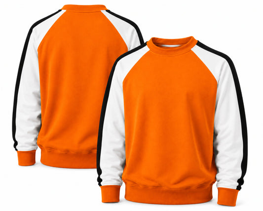 Rally Crew- Orange Body/Black Stripe