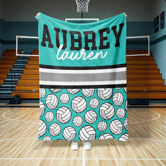 Volleyball Split Custom Blanket (VBALL1002)