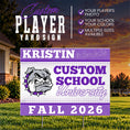 Load image into Gallery viewer, Custom Player Yard Sign (YS1005-Future Grit)
