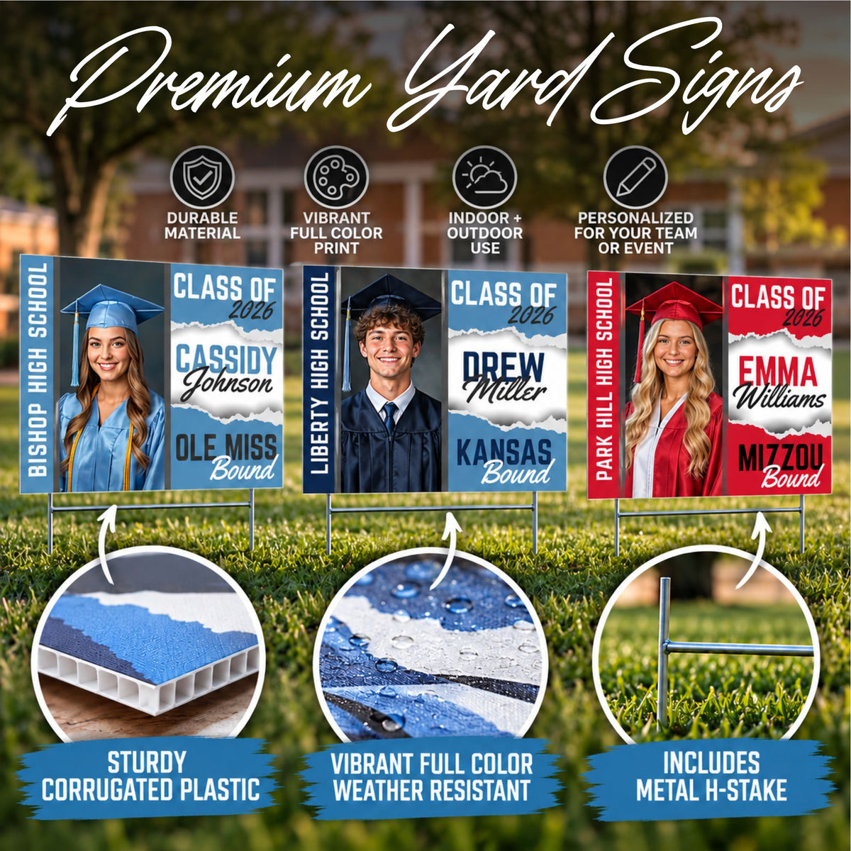 Custom Player Yard Sign (YS1005-Future Grit)