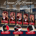 Load image into Gallery viewer, Custom Cheerleader Vinyl Banner (BAN-CHEER1004-SENIOR SPLIT)

