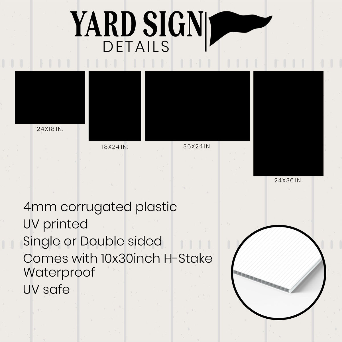 Custom Player Yard Sign (YS1005-Future Grit)