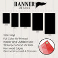 Load image into Gallery viewer, Custom Cheerleader Vinyl Banner (BAN-CHEER1004-SENIOR SPLIT)
